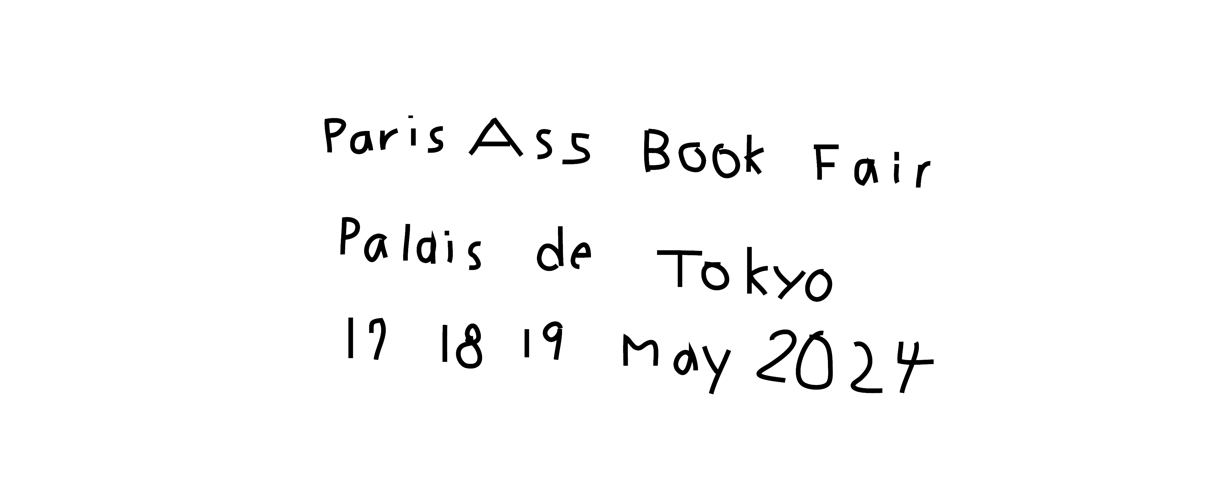 Paris Ass Book Fair 2024 call for applications Palais de Tokyo