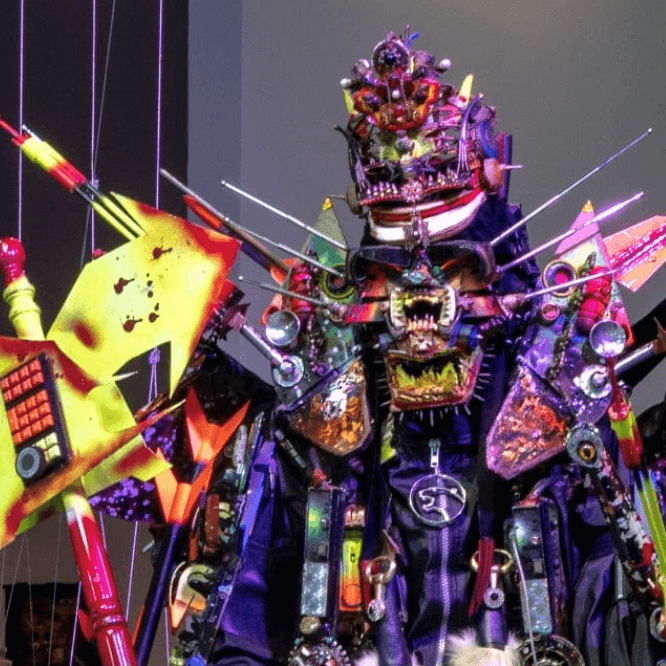 RAMMELLZEE in room 37DB - Palais de Tokyo